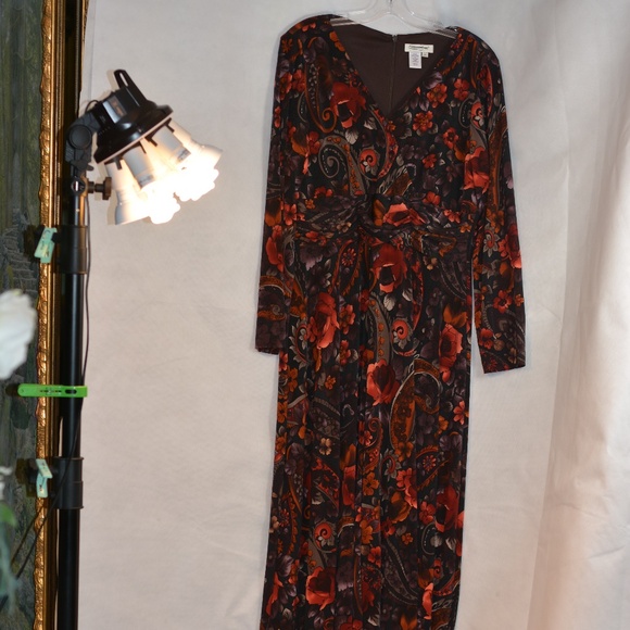 Coldwater Cree Floral Dress SZ 16 NNWOT - Picture 3 of 7